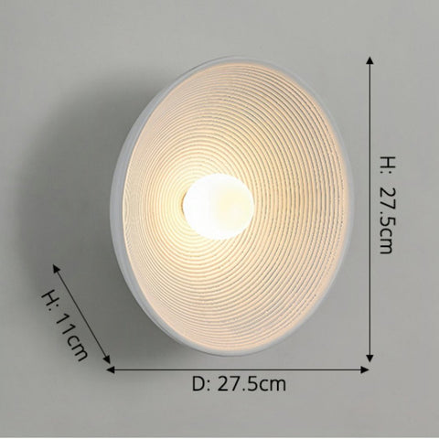 Scandi Retro Runde Wandlampe – Gemütliches Licht für Jeden Raum