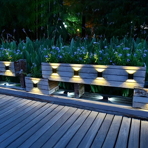 Orlite Schwarze LED Wandbeleuchtung – Nachhaltiges und Stimmungsvolles Außenlicht