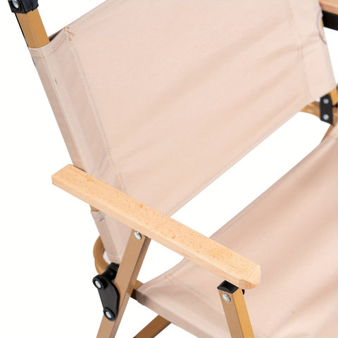 Tragbarer Klapp-Campingstuhl – Robustes Aluminiumgestell und Bequemer Sitz
