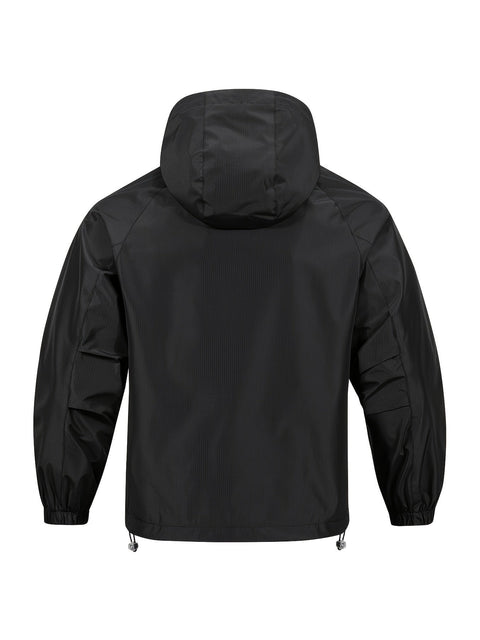 Winddichte Outdoor-Fahrradjacke mit Kapuze – Sportliche Jacke für Aktivitäten im Freien