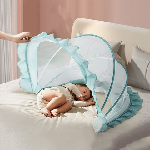 Zusammenklappbares Moskitonetz für Babybett – Schutz für dein Kleines