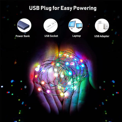 SmartGlow Weihnachtsbeleuchtung - Bunte Beleuchtung mit App-Steuerung