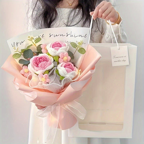 Handgefertigter Häkel-Blumenstrauß – Das perfekte Geschenk zum Muttertag