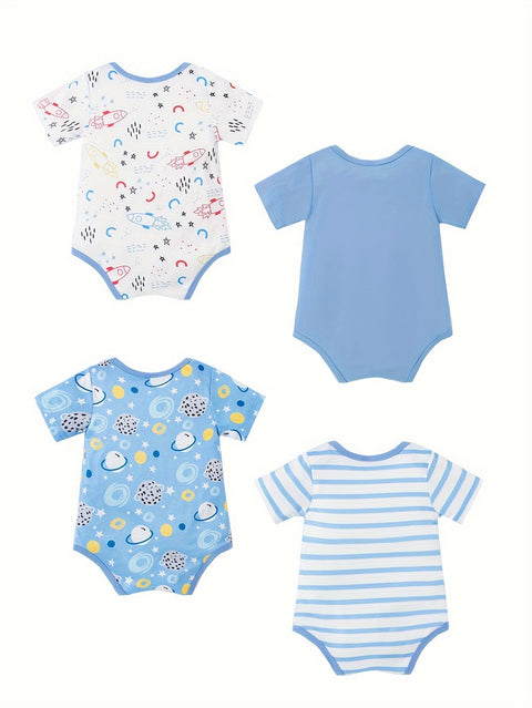 Weltraum Abenteuer Baby Set – Body, Hose und Mützen
