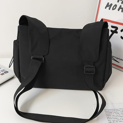 UrbanEase Umhängetasche – Zugband Schultertasche mit großer Kapazität