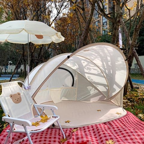 Faltbares Strandzelt für Kinder – Schnelle Montage und Perfekter Sonnenschutz