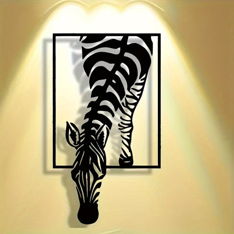 Zebra Silhouette Wanddekoration - Stilvolle Eleganz für Deinen Raum