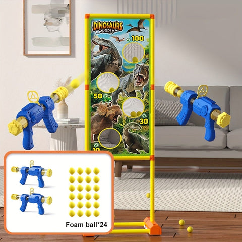 Dinosaurier-Schießspiel – Lustiges und Interaktives Zielspiel für Innen und Außen