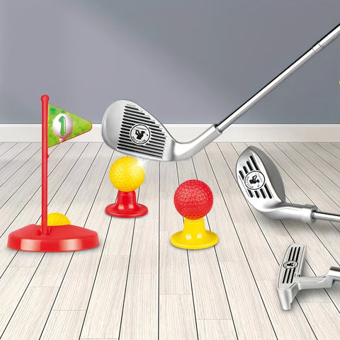 Golfset für Kinder - Verstellbare Schläger und Ziele für endlosen Spielspaß