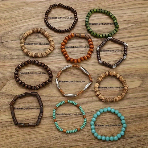 Natürliche Armbänder Set – Für einen stilvollen Auftritt