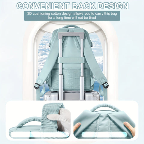 Multifunktionaler Reise- & Tagesrucksack mit Schuhfach und wasserdichten Fächern
