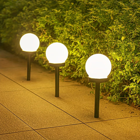 Solar LED Gartenlampen – Sphärische Beleuchtung für Wege und Gärten