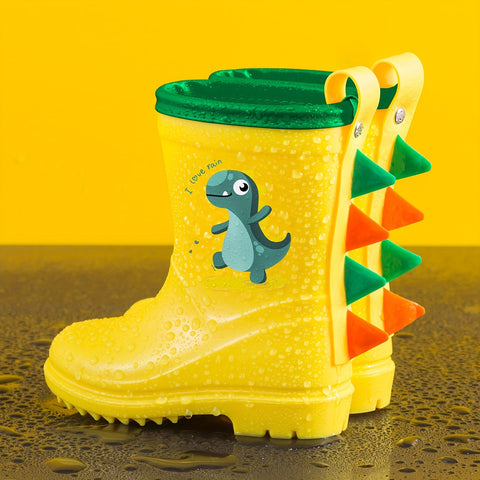 Dino Abenteuer Gummistiefel für Kinder - Für Trockene Füße im Regen