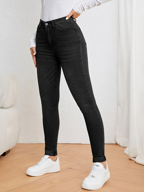 Casual Skinny Jeans für Damen – Medium Stretch, Ideal für Alle Jahreszeiten
