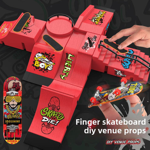 MiniRamp Finger Skatepark – Kreativer Spielspaß und Skillstraining