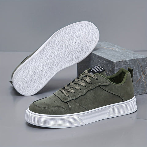 Herren Sneakers mit niedriger Spitze – Komfortabel und langlebig mit weißer PVC-Sohle