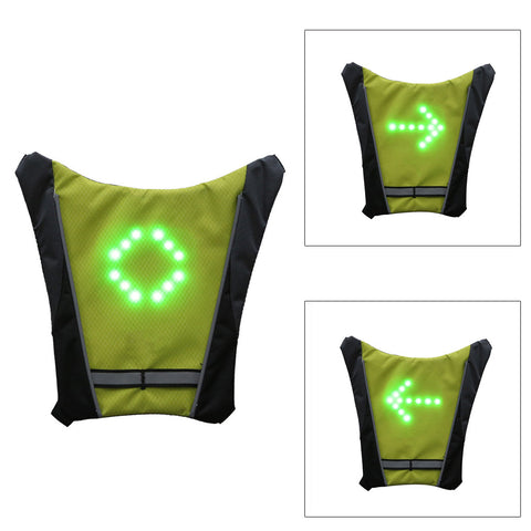CycleBright Weste - Sicher und Sichtbar Fahrradfahren mit Blinkern