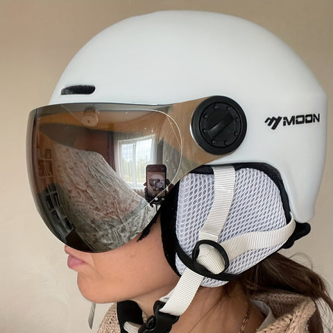 Hochwertiger Skihelm mit Abnehmbaren Teilen – Sicher und Komfortabel für Außenaktivitäten