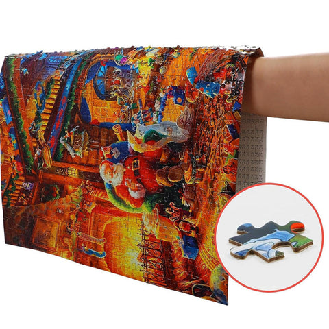 Weihnachts-Puzzle-Adventskalender – 1008 Teile, Täglicher Puzzle-Spaß