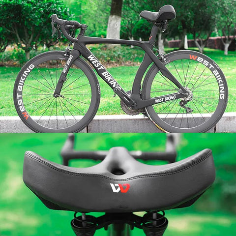 Ergonomisches Breites Fahrrad-Sattel mit Extra Polsterung für Komfortables Fahren