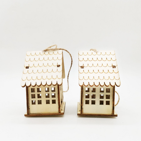 Holz Weihnachtsdekoration Set – Magisch und stimmungsvoll