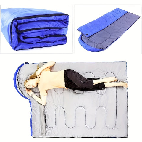 Warme Schlafsack mit Kapuze – Perfekt für Camping und winterliche Abenteuer