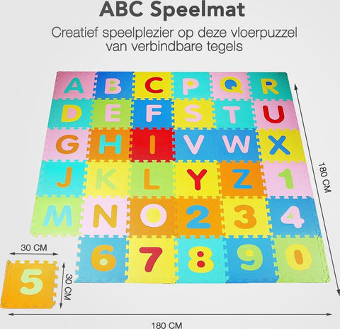 KidPuzzle - XL Zahlen & Alphabet Puzzlematte