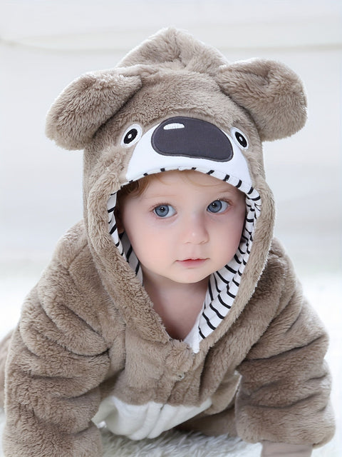Bennie Bären Strampler für Babys - Warmer und Gemütlicher Jumpsuit für Draußen
