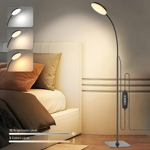 Flexibler LED Stehlampe - Perfekt zum Lesen und Entspannen