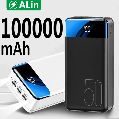 Leistungsstarker Powerbank 50000 mAh – Immer verbunden und vorbereitet
