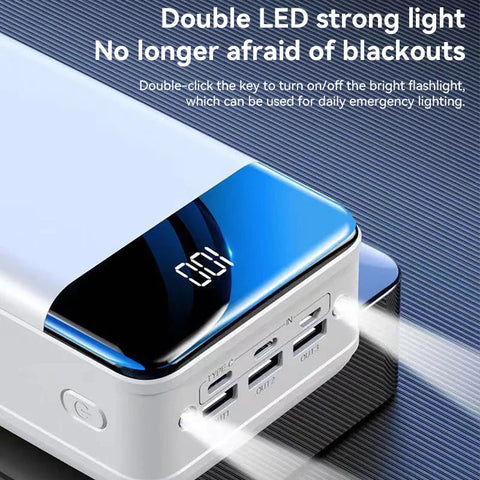 Leistungsstarker Powerbank 50000 mAh – Immer verbunden und vorbereitet
