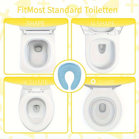 Reisefreundlicher Töpfchen-Sitz für Kinder – Tragbar und Rutschfest für Einfaches Toilettentraining