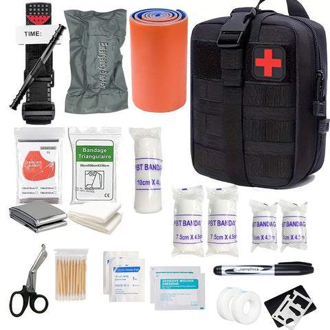 Komplettes EHBO-Set mit Tourniquet – Essentielles Überlebenskit für Abenteuer