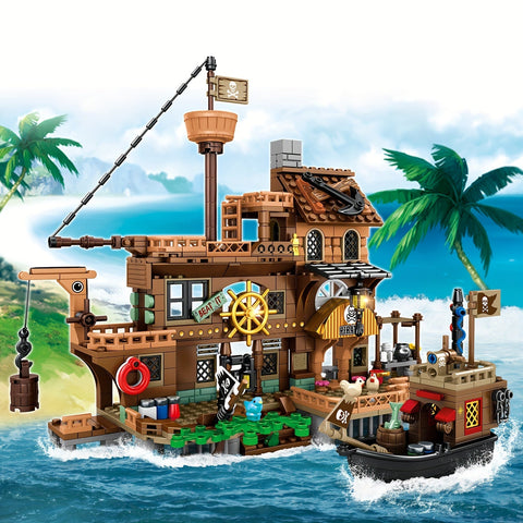 Piraten-Schiff Abenteuer – Baue Deine Eigene Piratengeschichte