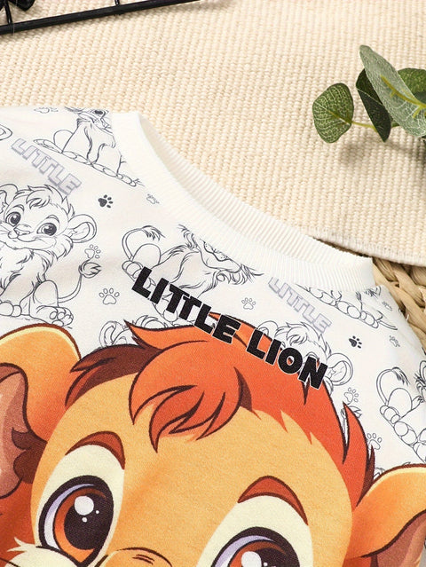 Lustiger Löwe Jumpsuit Set – Perfekt für Abenteuer im Herbst und Winter