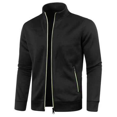 Herren Leichtgewicht Sportjacke – Atmungsaktiv mit Stehkragen