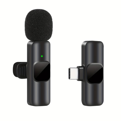 Professionelles Drahtloses Lavaliermikrofon - Perfekt für Videoaufnahmen und Live-Streaming