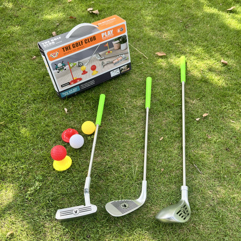 Golfset für Kinder - Verstellbare Schläger und Ziele für endlosen Spielspaß