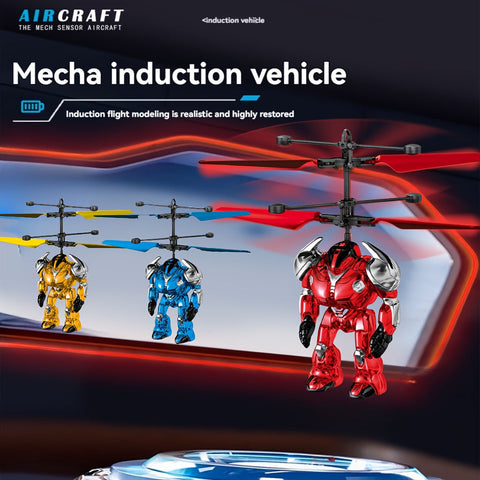 Transformierbarer Mecha Kampfhelikopter – Einfache Steuerung & Sanfter Flug