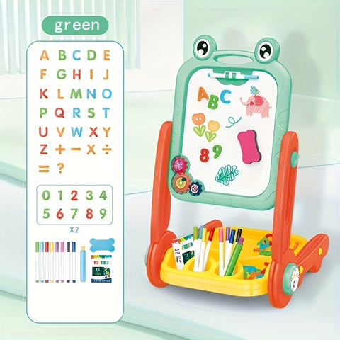 Doppelseitiges Kinderzeichenbrett – Magnetisch mit Bildungsfunktionen zum Lernen und Spielen