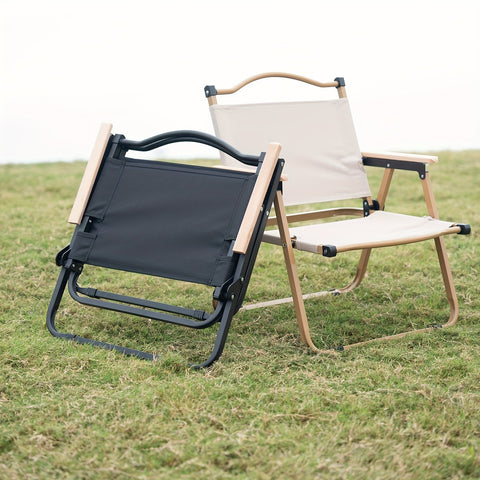 Tragbarer Klapp-Campingstuhl – Robustes Aluminiumgestell und Bequemer Sitz