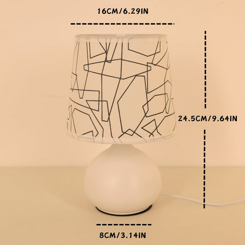 Geometrische Stil Tischlampe - Modern und Gemütlich