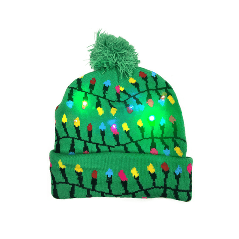 Frostige LED Weihnachtsmützen - Beleuchtet und Fröhlich für die Feiertage