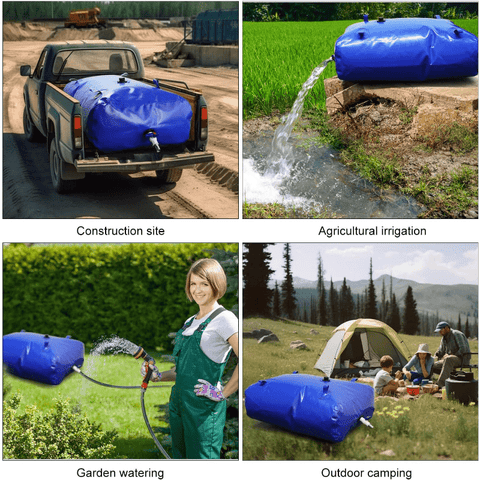 MegaStore Wasserlagerbeutel - Nachhaltig und faltbar für Garten und Notfälle