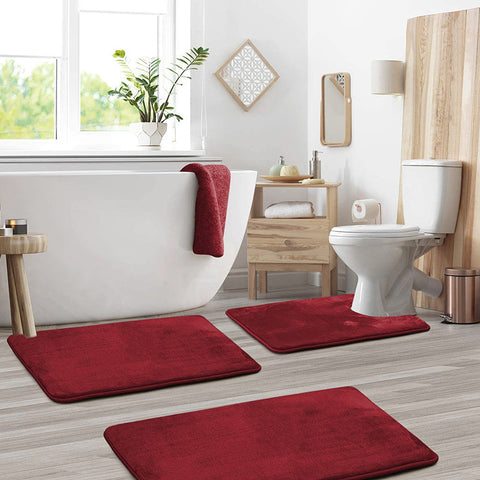 Weiches Memory-Schaum Badmatten-Set - Für Komfort und Luxus