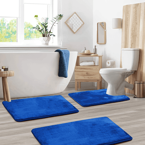 Weiches Memory-Schaum Badmatten-Set - Für Komfort und Luxus