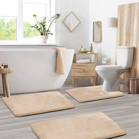 Weiches Memory-Schaum Badmatten-Set - Für Komfort und Luxus