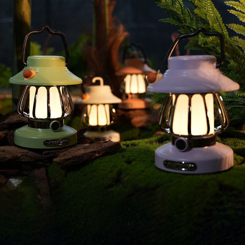 SnailGlow Tragbare Campinglampe – USB Aufladbare Nachtlampe