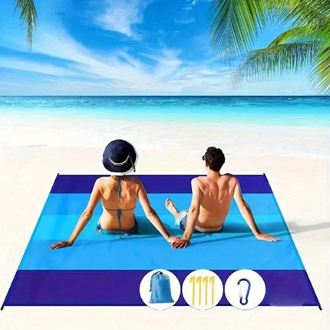 Extra große wasserdichte Stranddecke - Leichtgewichtig und ideal für den Outdoor-Einsatz