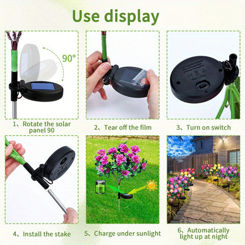 FloraGlow Solarenergie Lampen – Für einen bezaubernden Garten